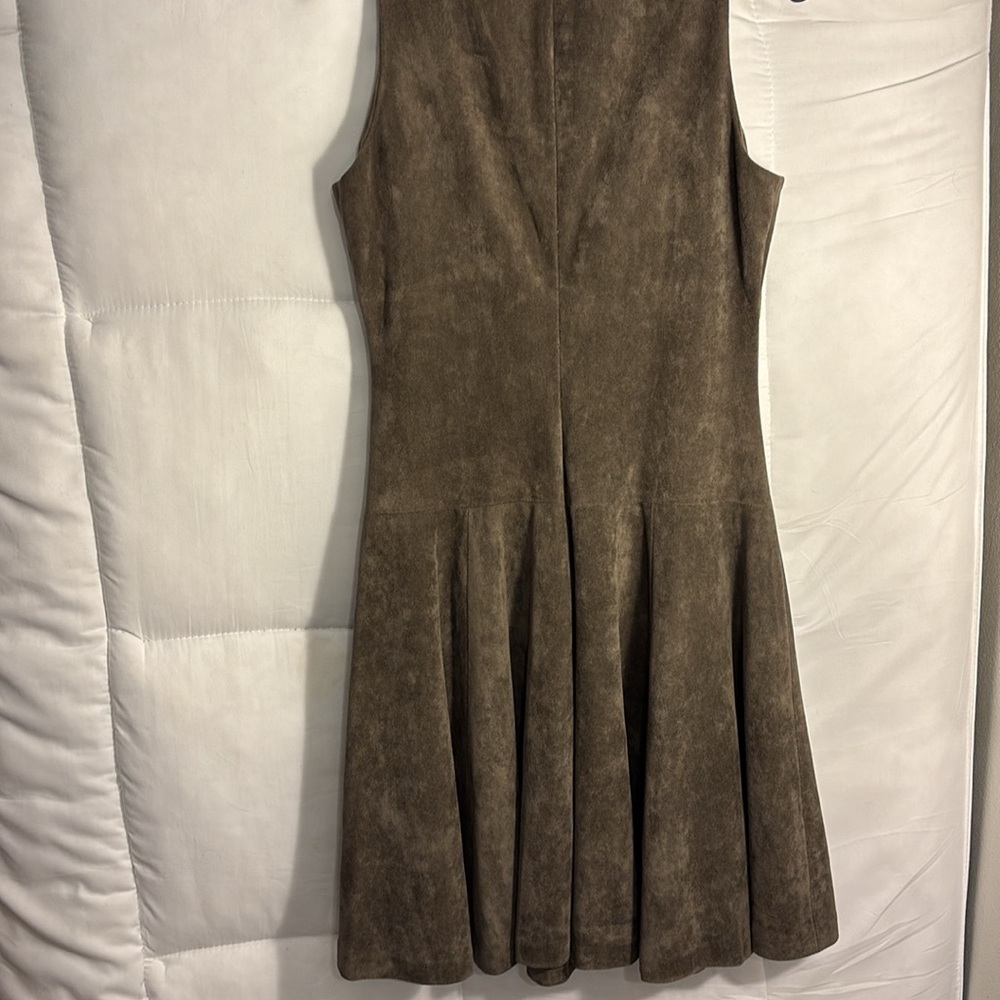 Ivanka Trump Faux Suede Dress sz 2 - Picture 8 of 9